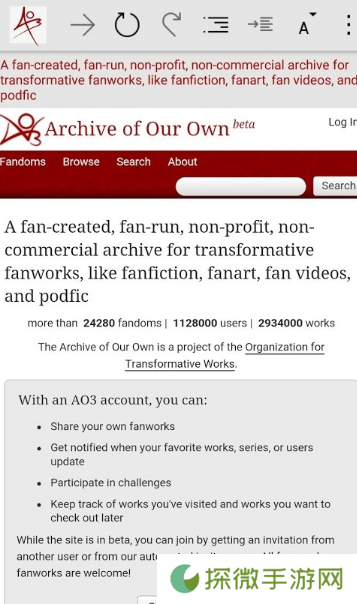 ao3中文网页版app下载安装-ao3中文网页链接版安卓下载v7.10.0.20181204