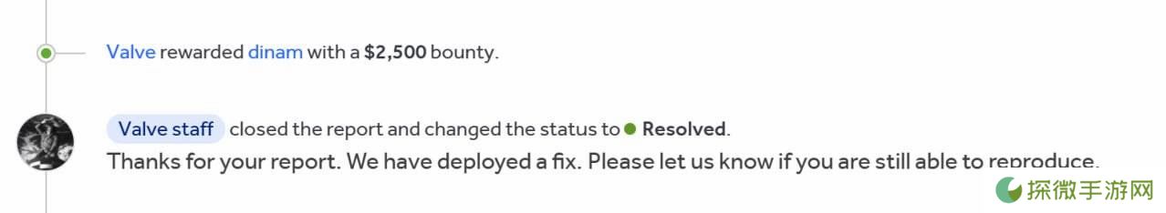 OD：V社支付了2500美元用于修复Steam BUG