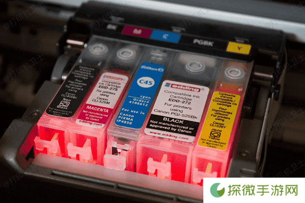 检查打印机墨盒或碳粉