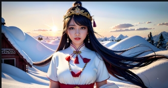 母爱的绣感：用心编织的无形纽带，细腻而深沉的情感传递